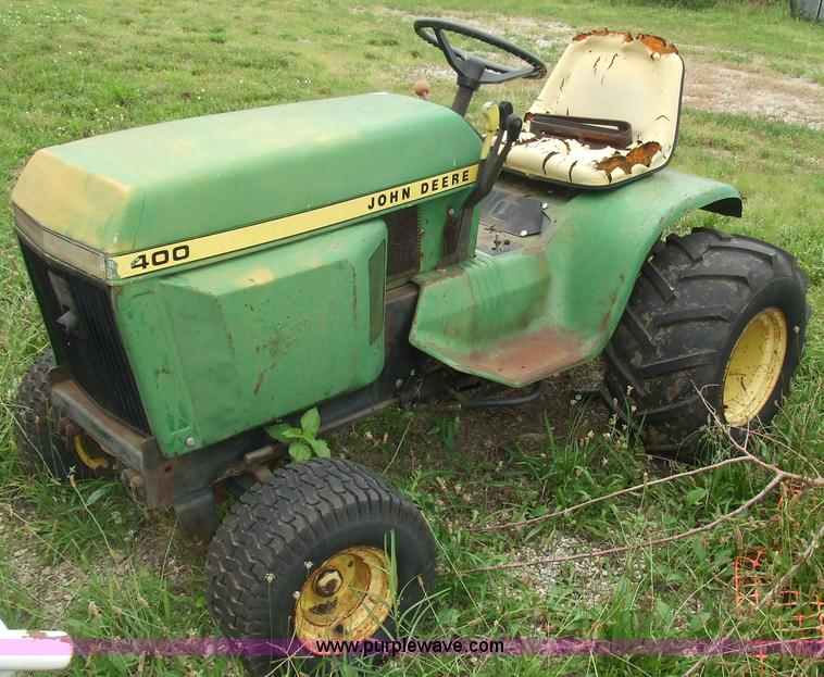 image for item 7040 John Deere 400 riding mower