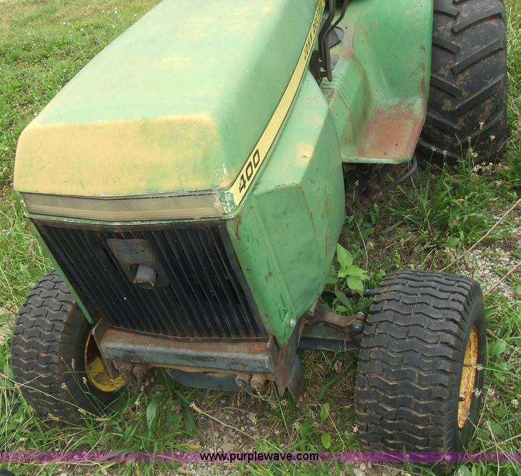 image for item 7040 John Deere 400 riding mower