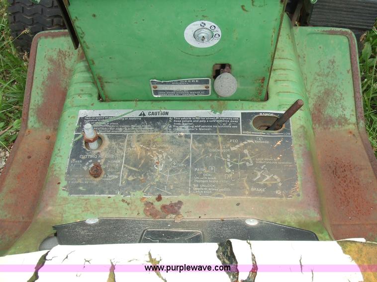 image for item 7040 John Deere 400 riding mower