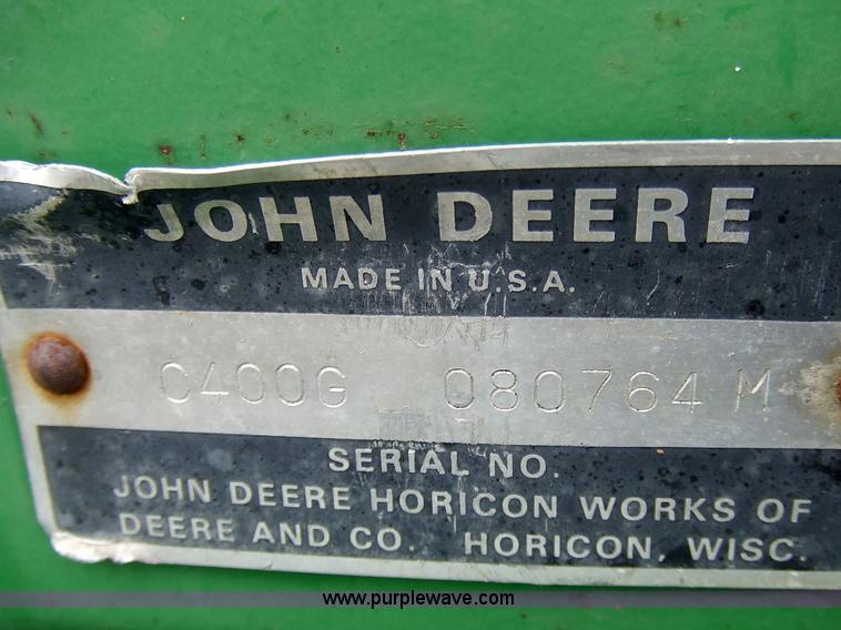 image for item 7040 John Deere 400 riding mower