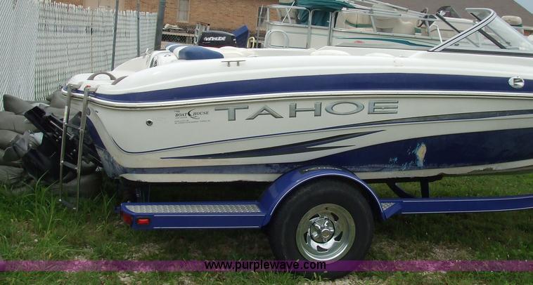 image for item 7048 Tahoe Q4 18' boat with trailer