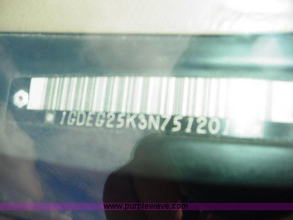 image for item 1000 1992 GMC Vandura G2500