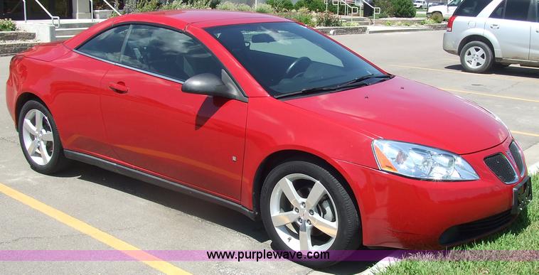 image for item 2152 2007 Pontiac G6 GT convertible