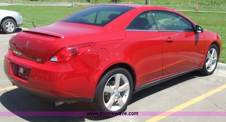 image for item 2152 2007 Pontiac G6 GT convertible