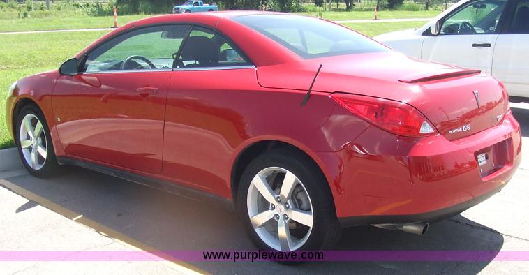image for item 2152 2007 Pontiac G6 GT convertible