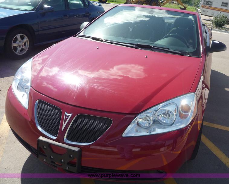 image for item 2152 2007 Pontiac G6 GT convertible