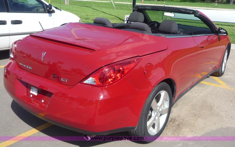 image for item 2152 2007 Pontiac G6 GT convertible