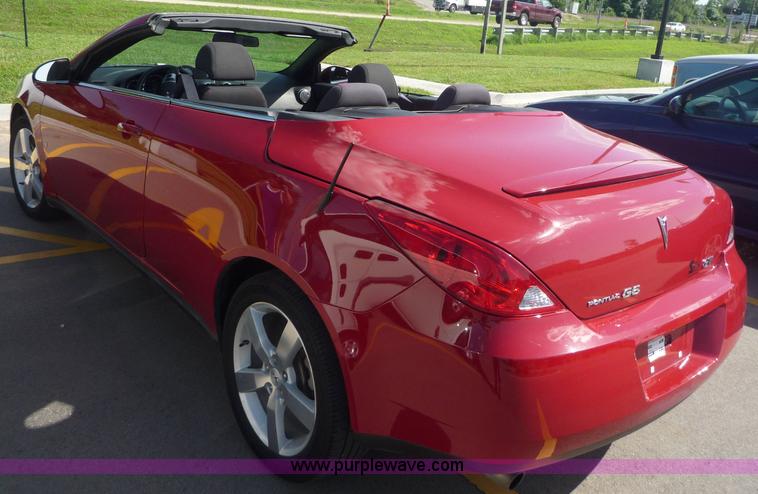 image for item 2152 2007 Pontiac G6 GT convertible