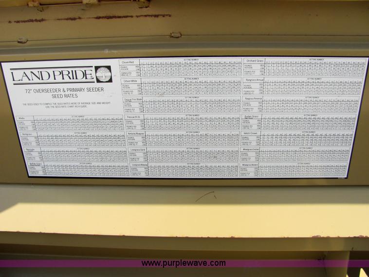 image for item 4763 Land Pride PS15-72 primary seed drill