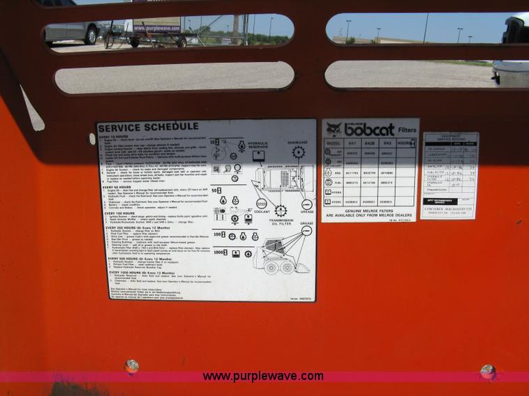 image for item 5036 1989 Bobcat 642B skid steer