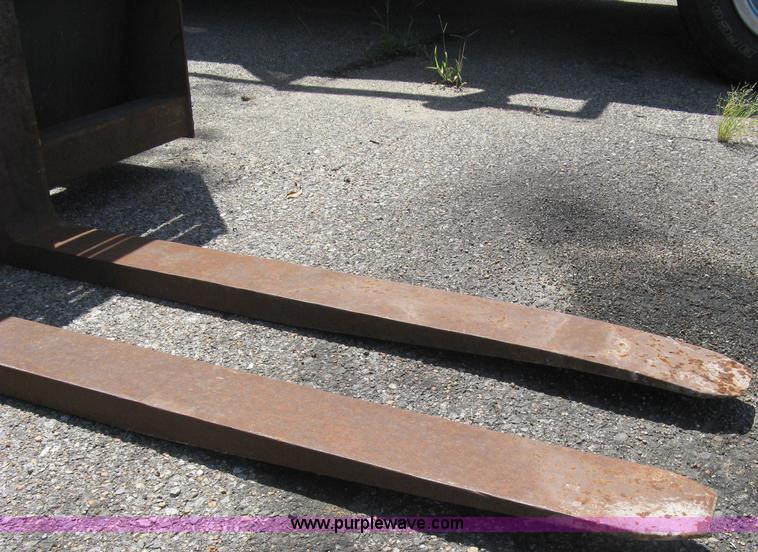 image for item 5038 Sayer quick attach pallet forks skid steer attachment