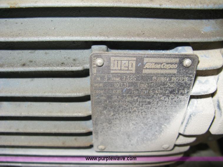 image for item 5041 2004 Atlas Copco GX7 air compressor