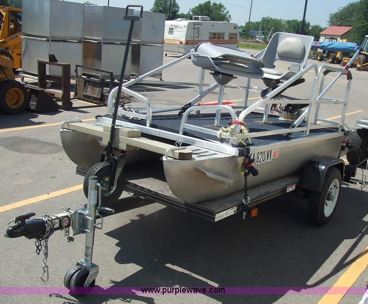 image for item 7108 Tuff Lil 10' pontoon boat