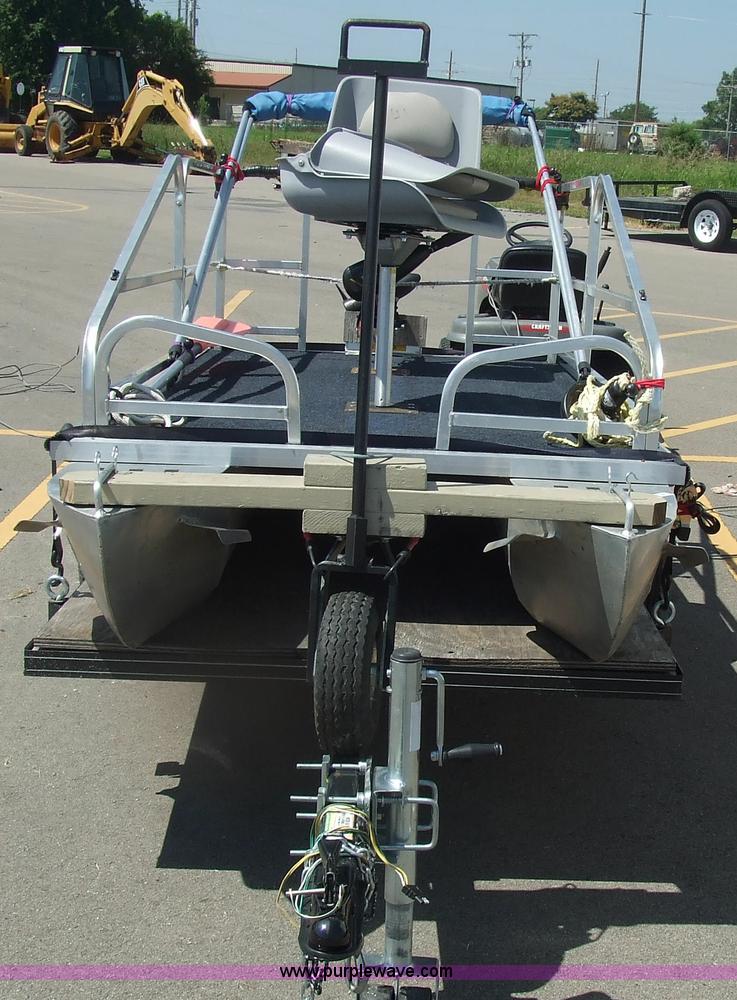 image for item 7108 Tuff Lil 10' pontoon boat