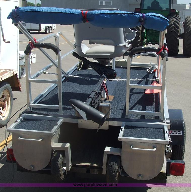 image for item 7108 Tuff Lil 10' pontoon boat