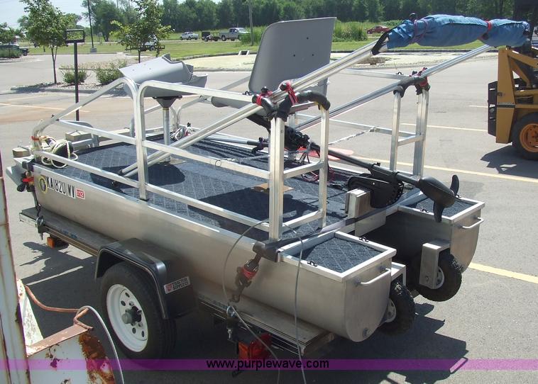 image for item 7108 Tuff Lil 10' pontoon boat