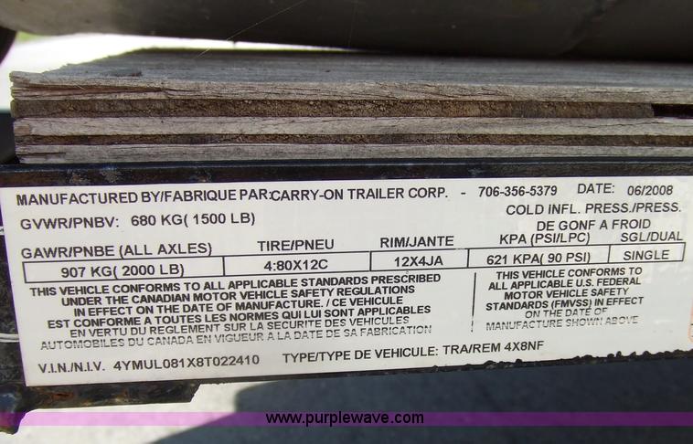 image for item 7108 Tuff Lil 10' pontoon boat