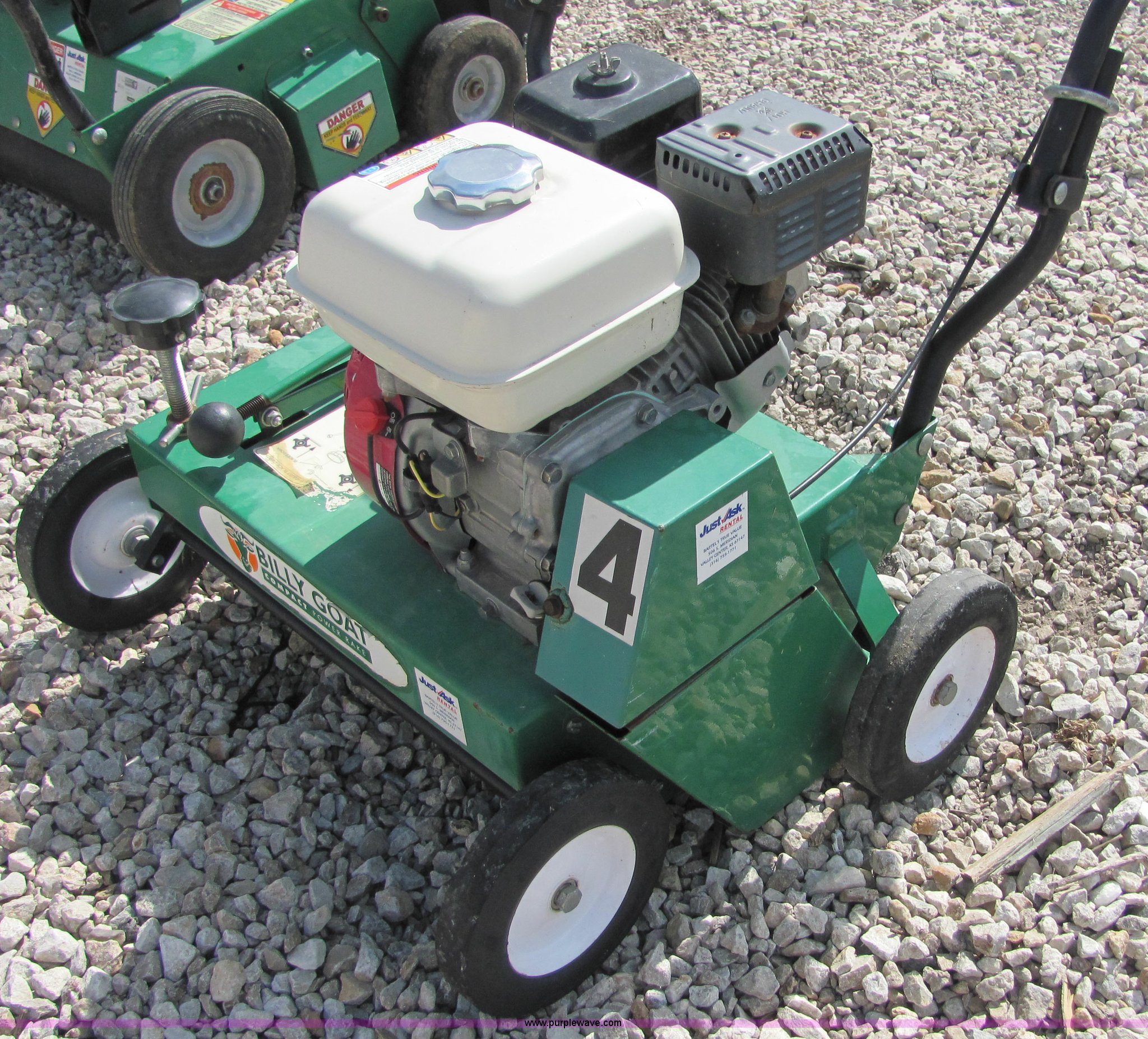 Billy Goat CR550HC power rake in Valley Center, KS | Item 4768 sold ...