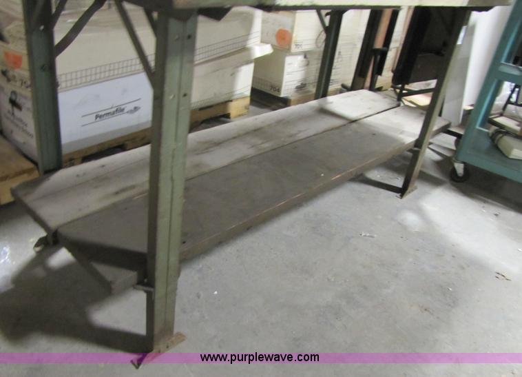 image for item 3547 Wood top work bench