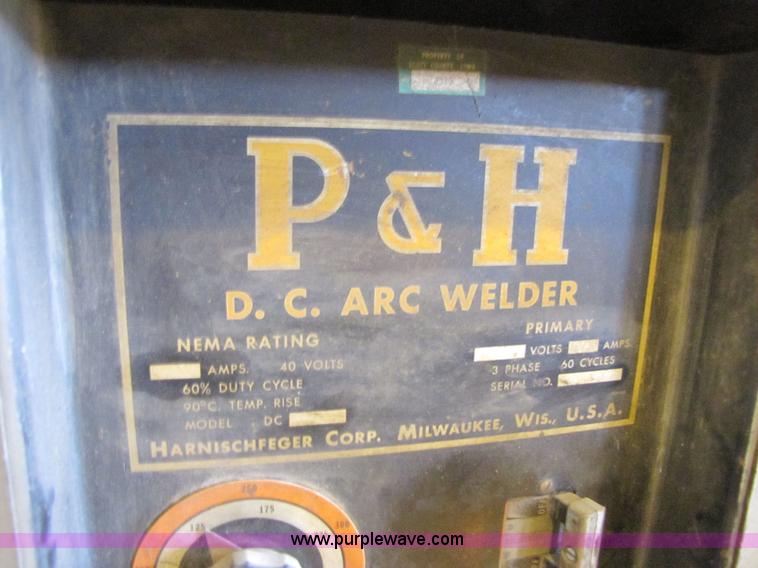 image for item 3573 P&H arc welder