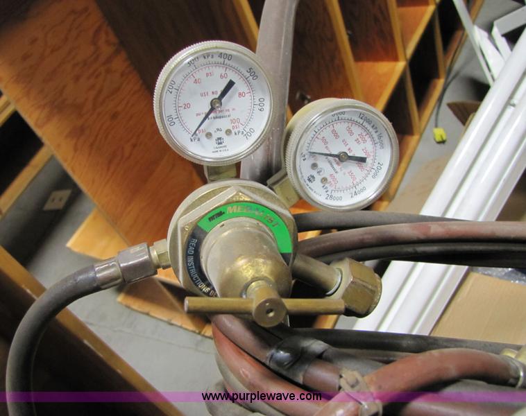 image for item 3601 Torch cart with gauges and torch