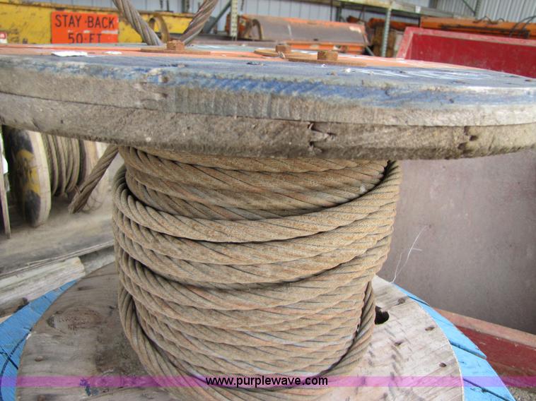 image for item 3625 Approx 500' of 9/16" wire cable on spool