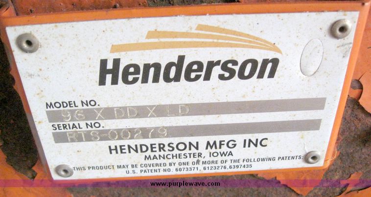 image for item 6893 Henderson 96XDDXLD salt and sand end gate spreader