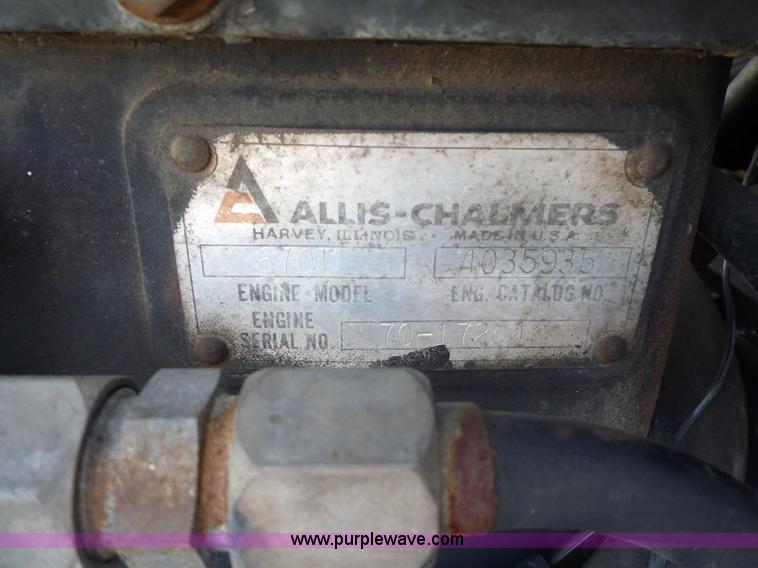 image for item 2162 1978 Allis Chalmers 7045 tractor