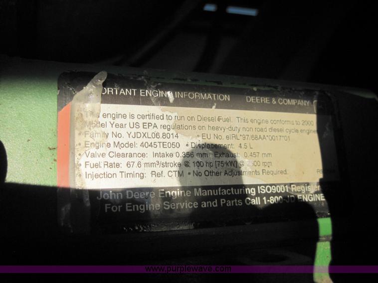 image for item 3017 2000 John Deere 4890 self-propelled swather