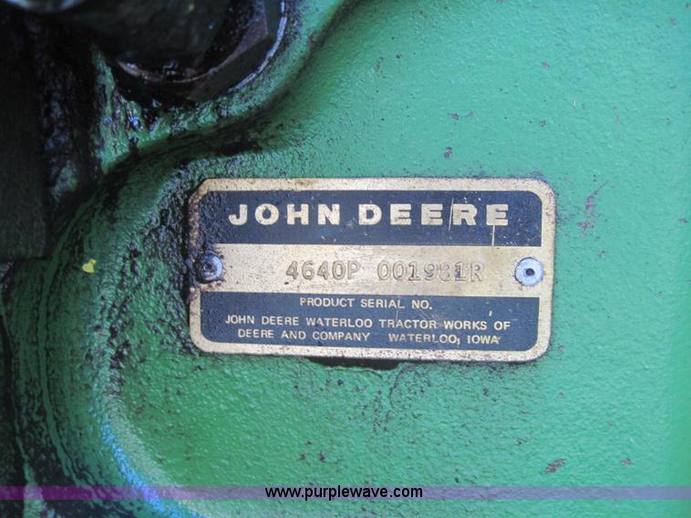 image for item 3019 1979 John Deere 4640 tractor