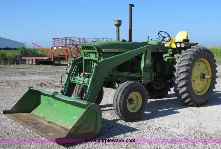 image for item 3024 1969 John Deere 4020 tractor and loader