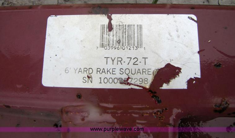 image for item 3043 TSC three point landscaping rake