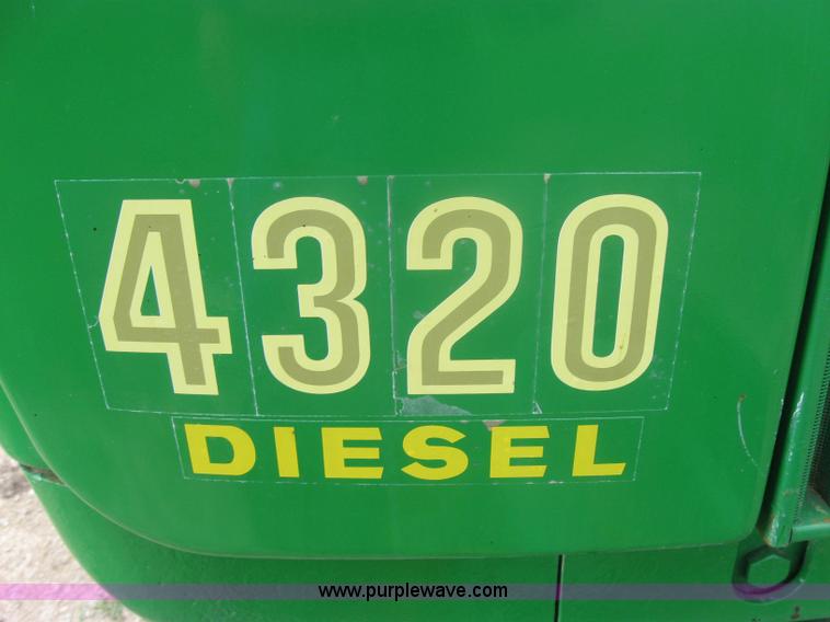 image for item 3990 1971 John Deere 4320 tractor