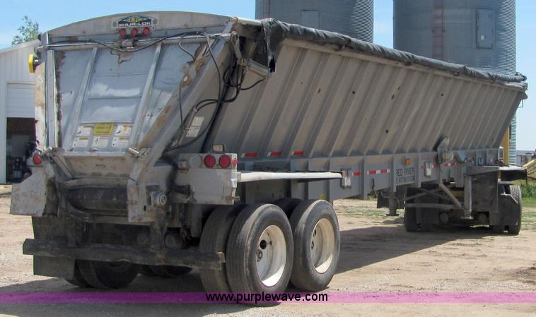 image for item 4618 2000 Red River Valley HULV237 live bottom trailer