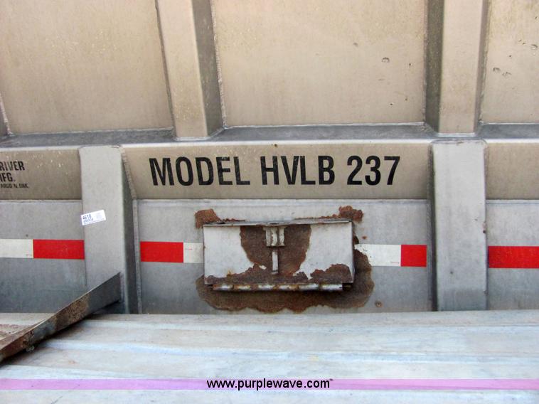 image for item 4618 2000 Red River Valley HULV237 live bottom trailer