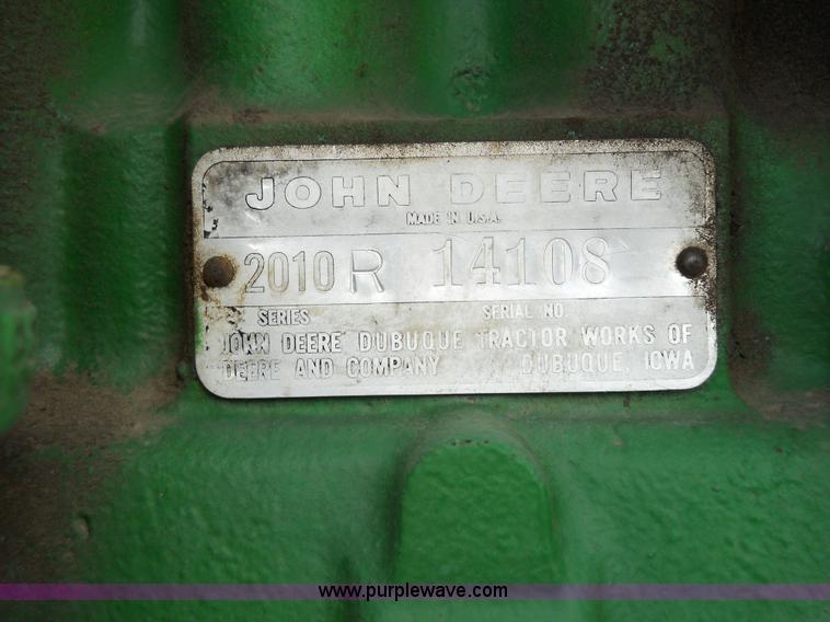 image for item 5000 John Deere 2010 tractor
