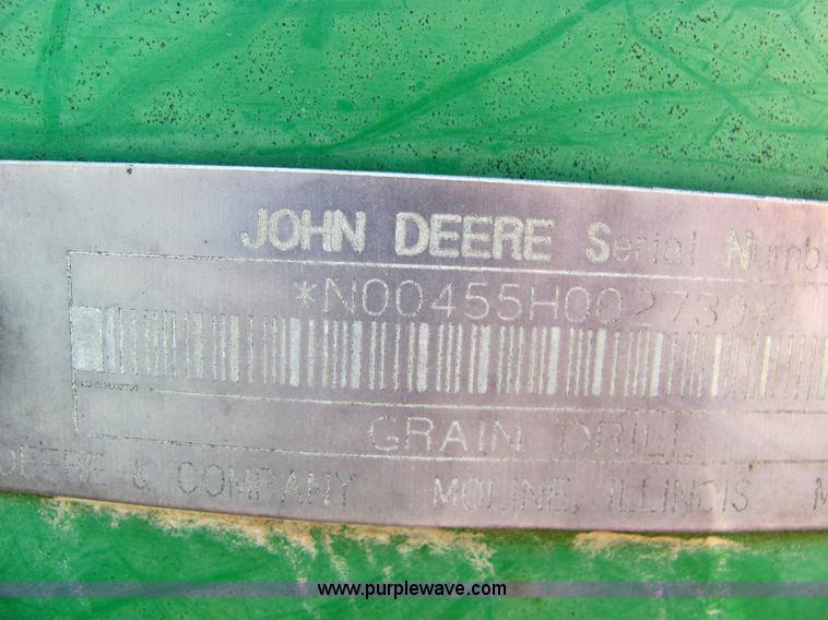 image for item 6795 1995 John Deere 455 grain drill