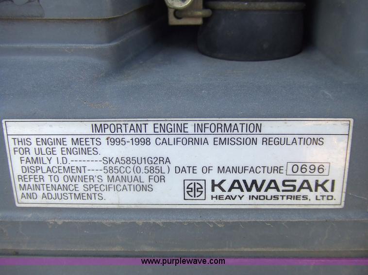 image for item 7126 1997 John Deere F725 riding mower