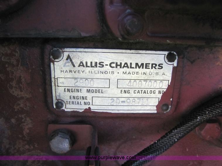 image for item 7198 Allis Chalmers AC7000 tractor