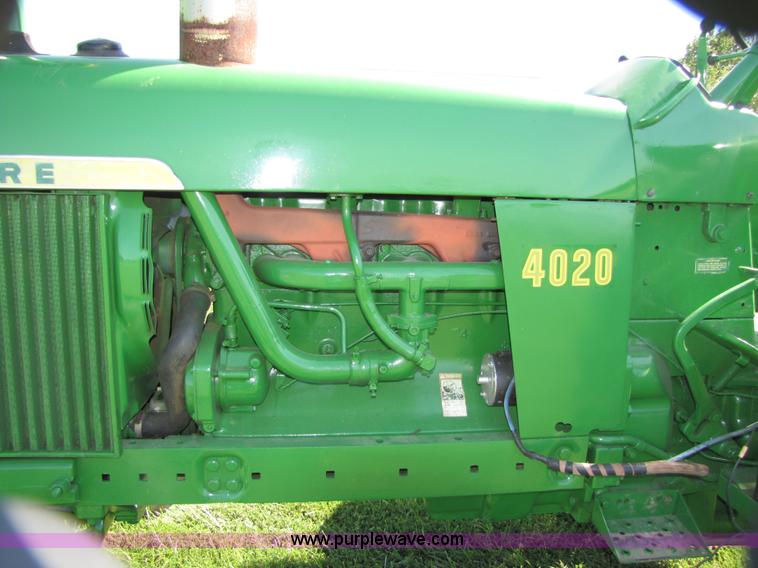 image for item 7202 1965 John Deere 4020 tractor