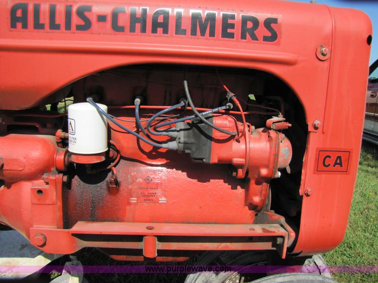 image for item 7204 1951 Allis Chalmers CA tractor with mower