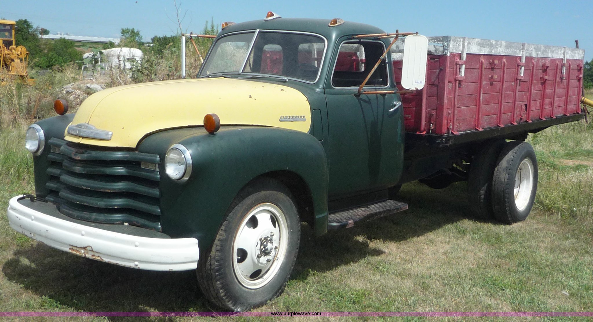 1947 Chevrolet grain truck in Lyons, KS Item 2170 sold Purple Wave