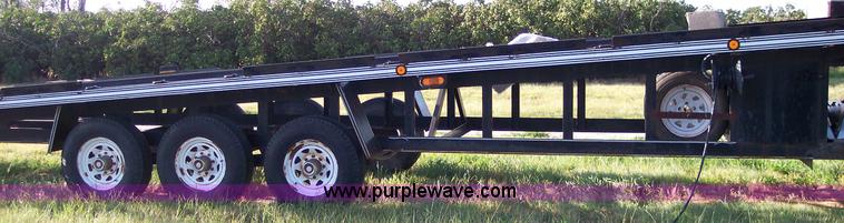 image for item 1602 1992 Dresden Custom Trailer 48' ramped car trailer