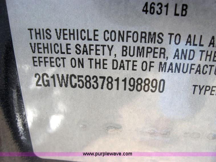 image for item 2567 2008 Chevrolet Impala