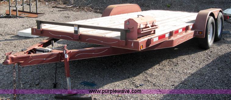 image for item 2570 2005 ABU 18.5' flat bed trailer