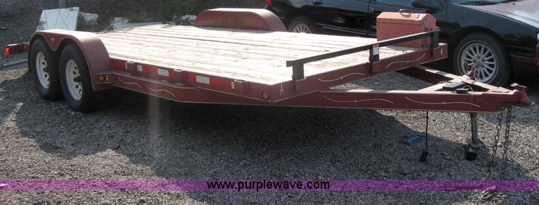image for item 2570 2005 ABU 18.5' flat bed trailer