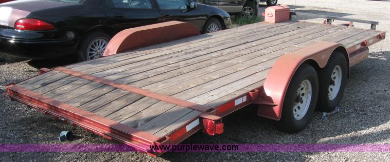 image for item 2570 2005 ABU 18.5' flat bed trailer