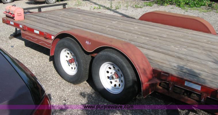 image for item 2570 2005 ABU 18.5' flat bed trailer