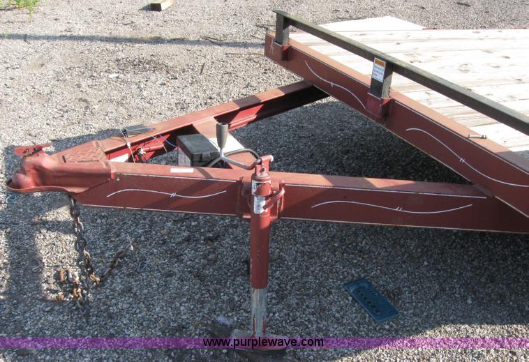 image for item 2570 2005 ABU 18.5' flat bed trailer