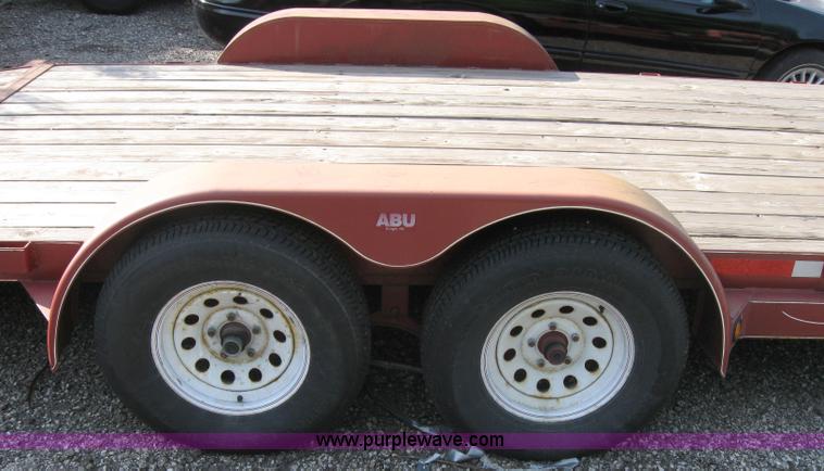 image for item 2570 2005 ABU 18.5' flat bed trailer